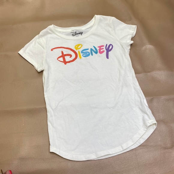 Disney logo tee (White)